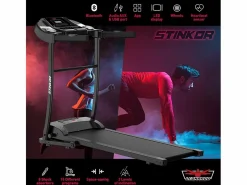 Leonardo Cinta de correr eléctrica con plegado acolchado de inclinación manual Stinkor Multicolor Outlet