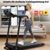 Cinta De Correr|Cinta de correr plegable 2 en 1 con 12 modos, LED y app, hasta 12 km/h, 120 kg (121x63x107 cm)