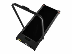 Cinta de correr plegable 2 en 1 para casa/oficina, 1-6 km/h, LED, Bluetooth, soporte para teléfono, metal (130 x 58 x 13 cm) Negro Online