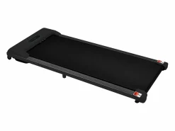 Cinta de correr plegable 2 en 1 para casa/oficina, 1-6 km/h, LED, Bluetooth, soporte para teléfono, metal (130 x 58 x 13 cm) Negro Online