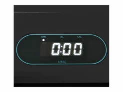 Cinta de correr plegable 2 en 1 para casa/oficina, 1-6 km/h, LED, Bluetooth, soporte para teléfono, metal (130 x 58 x 13 cm) Negro Online