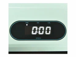 Cinta de correr plegable 2 en 1, control remoto, 1-6 km/h, pantalla LED, altavoz Bluetooth, soporte para teléfono, metal (130 x 58 x 13 cm) Verde Clearance