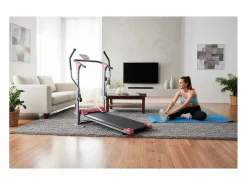 Cinta De Correr|Cinta magnética con brazo 2 en 1 - O'Fitness - Hogar/Apartamento - Contador 5 funciones