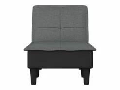 Garden Furniture Sillón De Piel|Claire-Olympe Sofá diván de tela oscuro