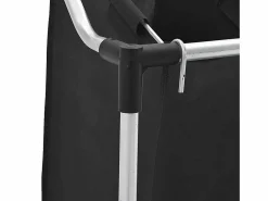 Clasificador de ropa con 4 bolsas grises Negro Discount