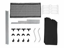 Cesto De Ropa|Clasificador de ropa con 3 bolsas Acero