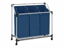 Clasificador de ropa con 3 bolsas Acero^ Discount