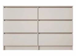 Cómoda: 6 cajones, cachemir, 120 x 79 x 39 cm Beige Sale
