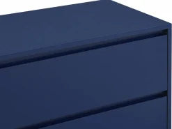 Vente-unique Cómoda|Cómoda 6 cajones de MDF y metal lacado y dorado - KORASA