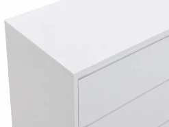 Cómoda 6 cajones de MDF y metal lacado y dorado - KORASA^Vente-unique Hot