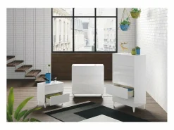 Loungitude Cómoda 3 cajones Loft - L80 cm Blanco Clearance
