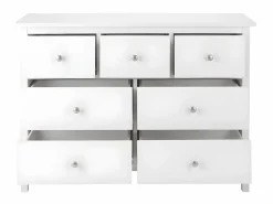 Vente-unique Muebles Niño|Cómoda|Cómoda ALBANE de 7 cajones en pino macizo y MDF