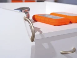 ebuy24 Cajonera De Escritorio|Cómoda archivadora de oficina con ruedas Prosar, 4 cajones color .