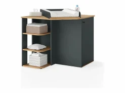 Vicco Mueble De Bebé|Cómoda cambiador antracita/artisan 85x85x77.3 kristian