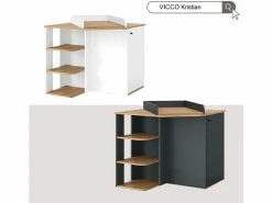 Vicco Mueble De Bebé|Cómoda cambiador antracita/artisan 85x85x77.3 kristian
