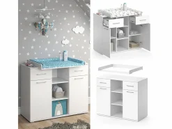Vicco Cómoda cambiador 113x70x109 leonie Blanco
