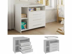 Vicco Mueble De Bebé|Cómoda cambiador 110x53x93.5 paula