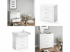 Vicco Mueble De Bebé|Cómoda cambiador 86.6x48.5x86.5 miro