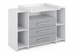 Cómoda cambiador /gris 143x70x100 oskar^Vicco Hot