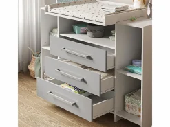 Cómoda cambiador /gris 143x70x100 oskar^Vicco Hot