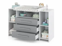 Cómoda cambiador /gris 143x70x100 oskar^Vicco Hot