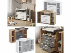 Cómoda cambiador /gris 143x70x100 oskar^Vicco Hot