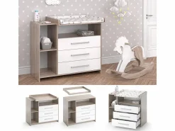 Cómoda cambiador /sonoma 113x53x100 oskar^Vicco Outlet