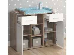 Vicco Mueble De Bebé|Cómoda cambiador sonoma 113x70x109 leonie