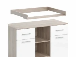 Vicco Mueble De Bebé|Cómoda cambiador sonoma 113x70x109 leonie