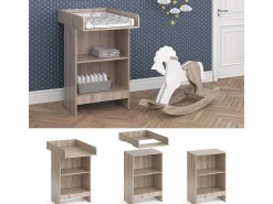 Vicco Cómoda cambiador sonoma 60x88x103 leo Color natural claro New