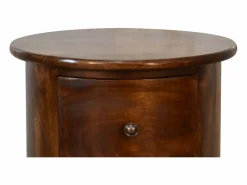 Cómoda Chestnut Drum con 3 cajones^ Best