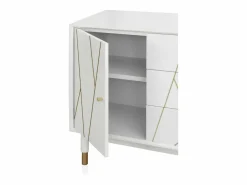 Cómoda con 3 cajones y 1 puerta lacada en^ Clearance