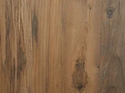 Vente-unique Cómoda|Armario|Cómoda de 3 cajones con mueble y espejo en blanco y natural - VITORIO