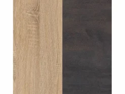 duehome Cómoda de 5 cajones formato vertical en roble canadian y óxido 60x110 cm Akari Roble Canadian - Óxido Gris Sale