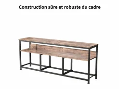 Cómoda de dormitorio - con iluminación LED y 3 cajones - Mueble multifuncional para dormitorio y salón - Aparador estable y duradero - 108 * 30 * 57 cm - Colorido^ Outlet