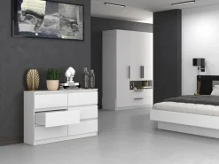 SELSEY Cómoda|Cómoda de seis cajones - 120 cm - - MALWA