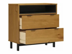Cómoda FLAM madera maciza de pino 80x40x80 cm^vidaxl Best