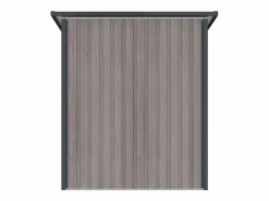 Cobertizo de bicicletas de acero galvanizado con efecto madera de 2,8 m² para 2 bicicletas - NIKI^EXPERTLAND Discount