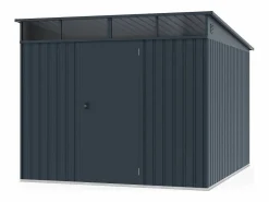 EXPERTLAND Caseta De Jardín|Cobertizo de jardín metálico en acero galvanizado 6,6 m² - CLAFTON