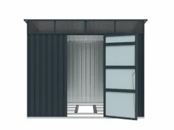 EXPERTLAND Caseta De Jardín|Cobertizo de jardín metálico en acero galvanizado 6,6 m² - CLAFTON
