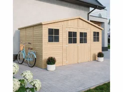 Timbela Caseta De Jardín|Cobertizo de madera para jardín - A246x418x320 cm / 12m² - M331