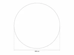 Cobertor de Verano Gre 395 cm de 180 Micras para Piscinas Redondas de 400 cm | Cobertor Flotante Isotérmico Azul