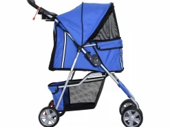 Cochecito para perro y gato 75x45x97 cm^PawHut Hot