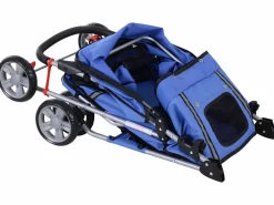 Cochecito para perro y gato 75x45x97 cm^PawHut Hot