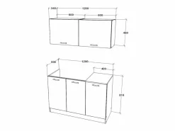 Cocina Equipada haaus Taco, , L 120 cm^ Discount
