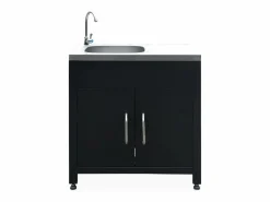 Sweeek Materiales Y Utensilios De Cocina|Cocina exterior completa de acero inoxidable de 6 módulos