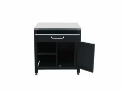 Cocina exterior de acero 1 cajón y 1 puerta, 80cm^Sweeek New
