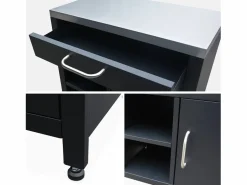 Cocina exterior de acero 1 cajón y 1 puerta, 80cm^Sweeek New