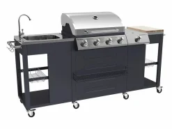 Cocina exterior TEXAS 4+1 quemadores^Happy Garden Best