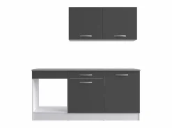 Cocina Modular Block Eko Gris 180 cm Blanco Hot